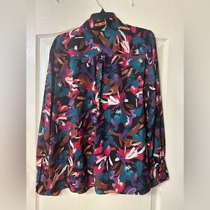 Investments Colorful Abstract Women's Blouse